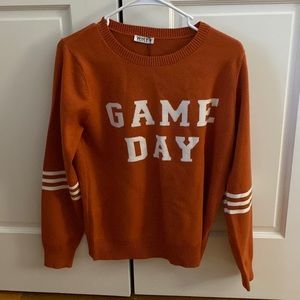 WHY Orange Game Day Sweater